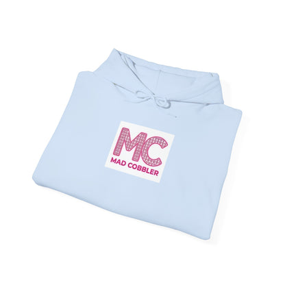 Hoodie — 'MC Mad Cobbler' Graphic Logo Hoodie with Angry Cartoon Back Print