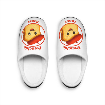 Frenchie Toast Women's Indoor Slippers – Cozy Cartoon Design