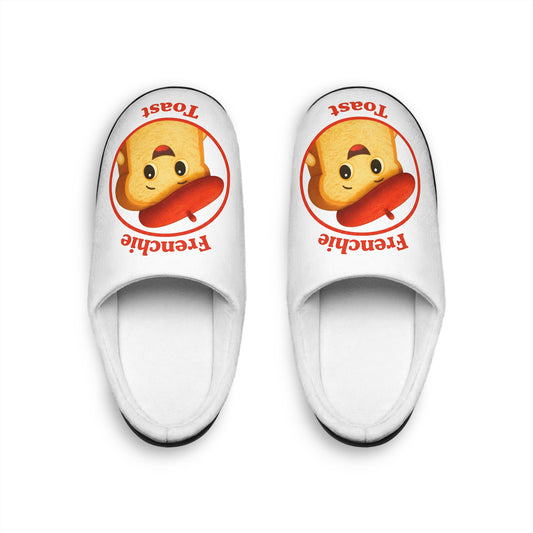 Frenchie Toast Women's Indoor Slippers – Cozy Cartoon Design