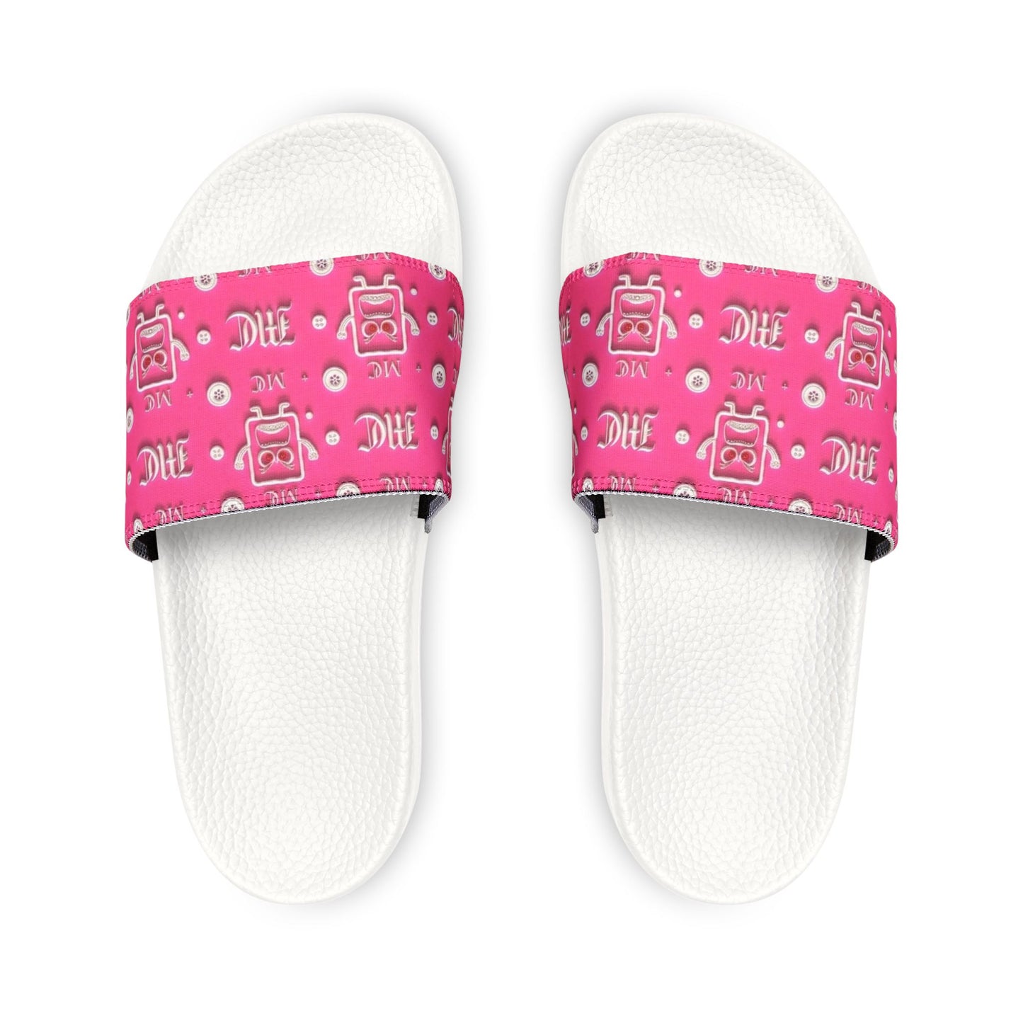 Cute Pink MC Slide Sandals — Women's Removable-Strap Slides