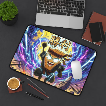 Victory Ninja Desk Mat Mad Cobbler  — Anime Lightning Gamer Mousepad