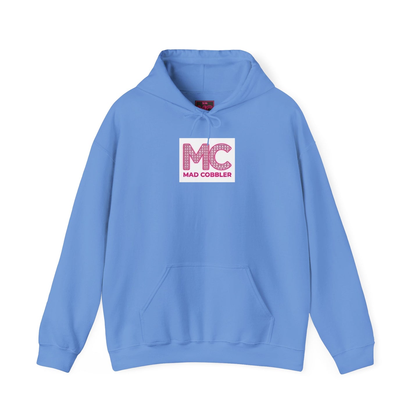 Hoodie — 'MC Mad Cobbler' Graphic Logo Hoodie with Angry Cartoon Back Print
