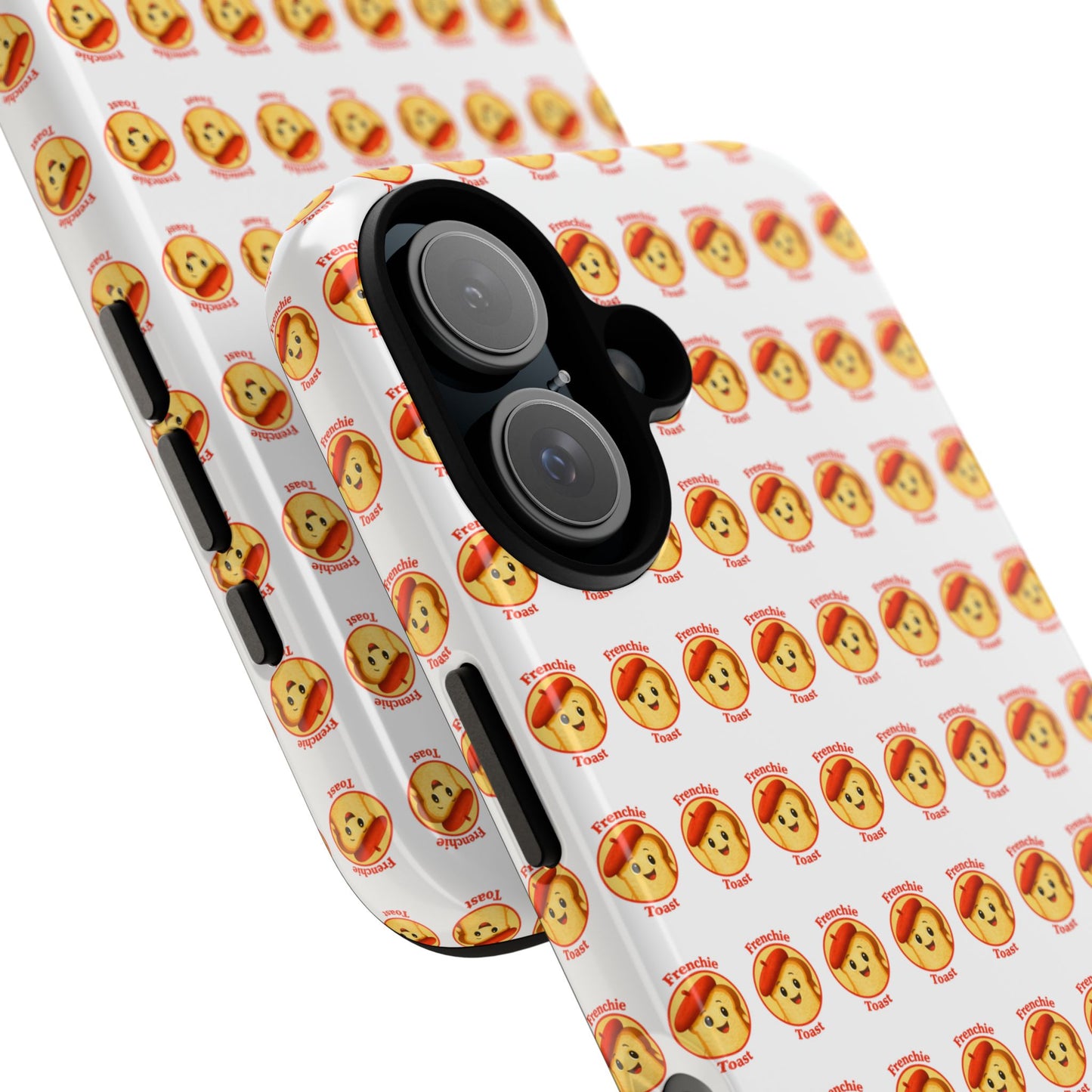 Frenchy Toast Phone Case — Cute Smiling Face Repeat Design