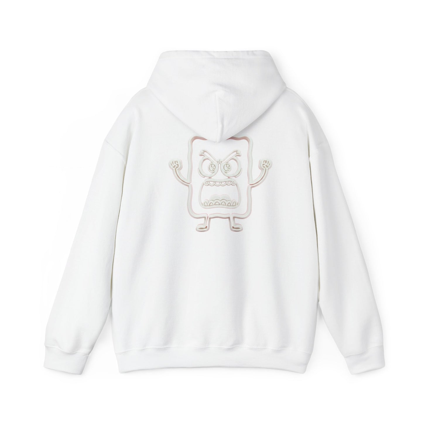 Hoodie — 'MC Mad Cobbler' Graphic Logo Hoodie with Angry Cartoon Back Print
