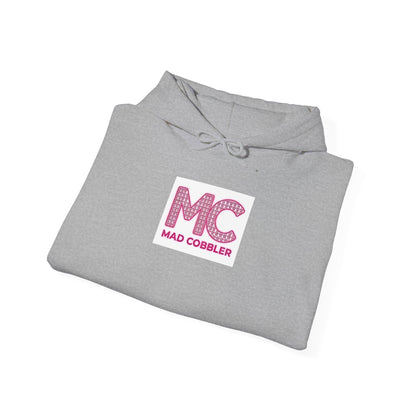 Hoodie — 'MC Mad Cobbler' Graphic Logo Hoodie with Angry Cartoon Back Print
