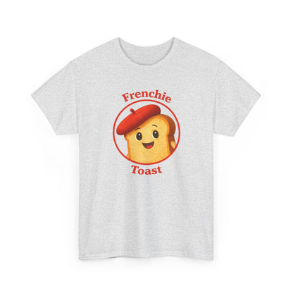 Women's Frenchie Toast T-Shirt — 100% Heavyweight Cotton Graphic Tee with Beret