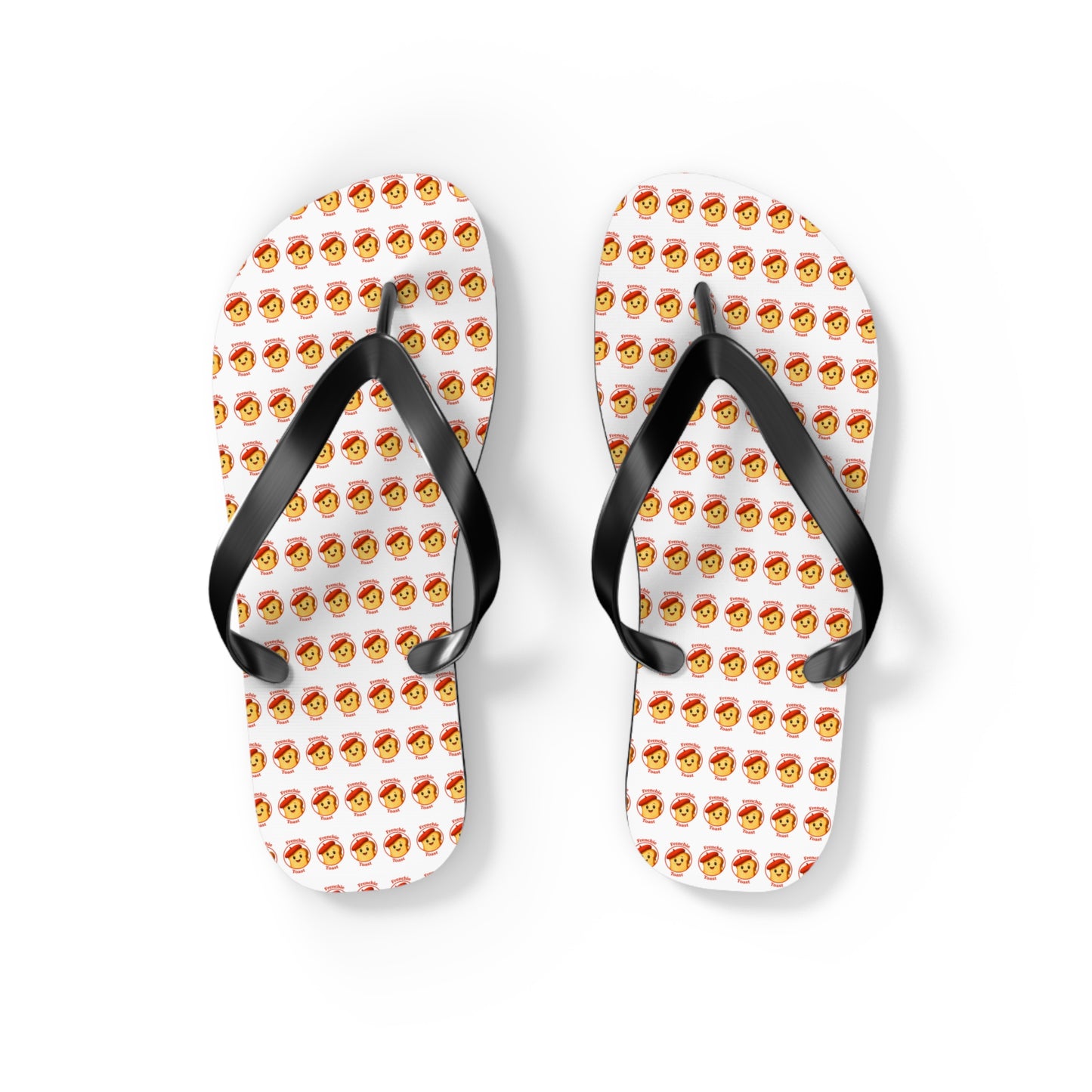 Frenchie Toast Flip Flops – Cute Fruit Summer Sandals