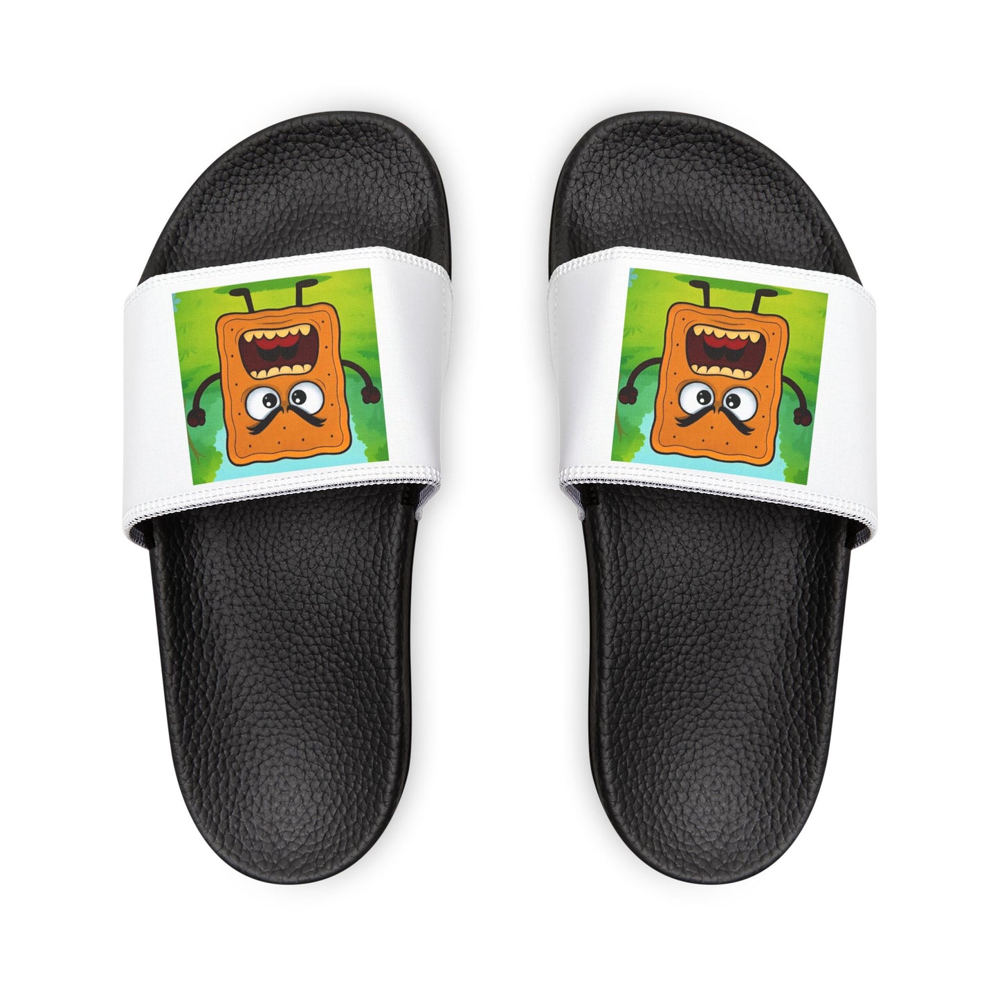 Slide Sandals — Mad Cobbler Cartoon & Book Icon