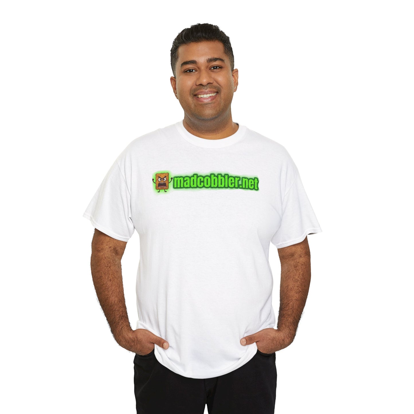 MadCobbler.net Logo T-Shirt — Retro 100%Heavyweight Cotton