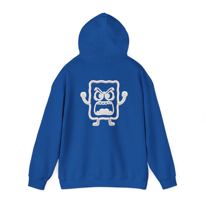 Hoodie — 'MC Mad Cobbler' Graphic Logo Hoodie with Angry Cartoon Back Print