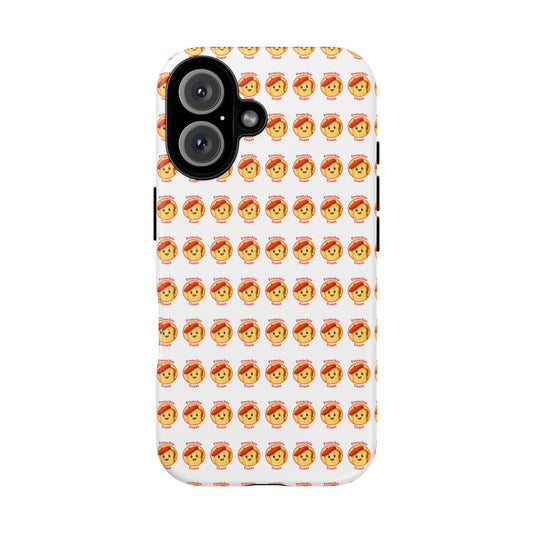 Frenchy Toast Phone Case — Cute Smiling Face Repeat Design