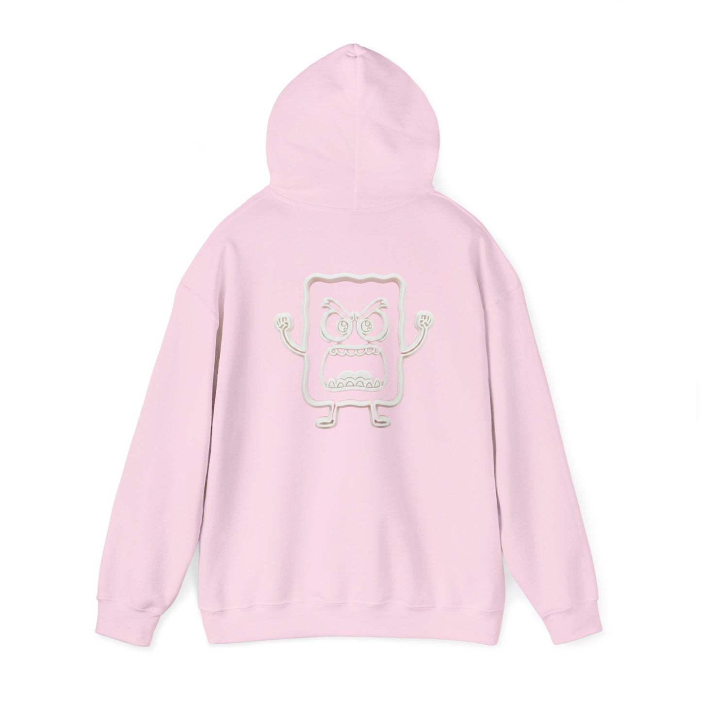 Hoodie — 'MC Mad Cobbler' Graphic Logo Hoodie with Angry Cartoon Back Print