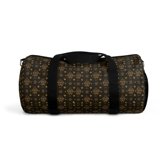 Mad Cobbler Pattern Duffel Bag — Dark Gothic Travel Gym Bag