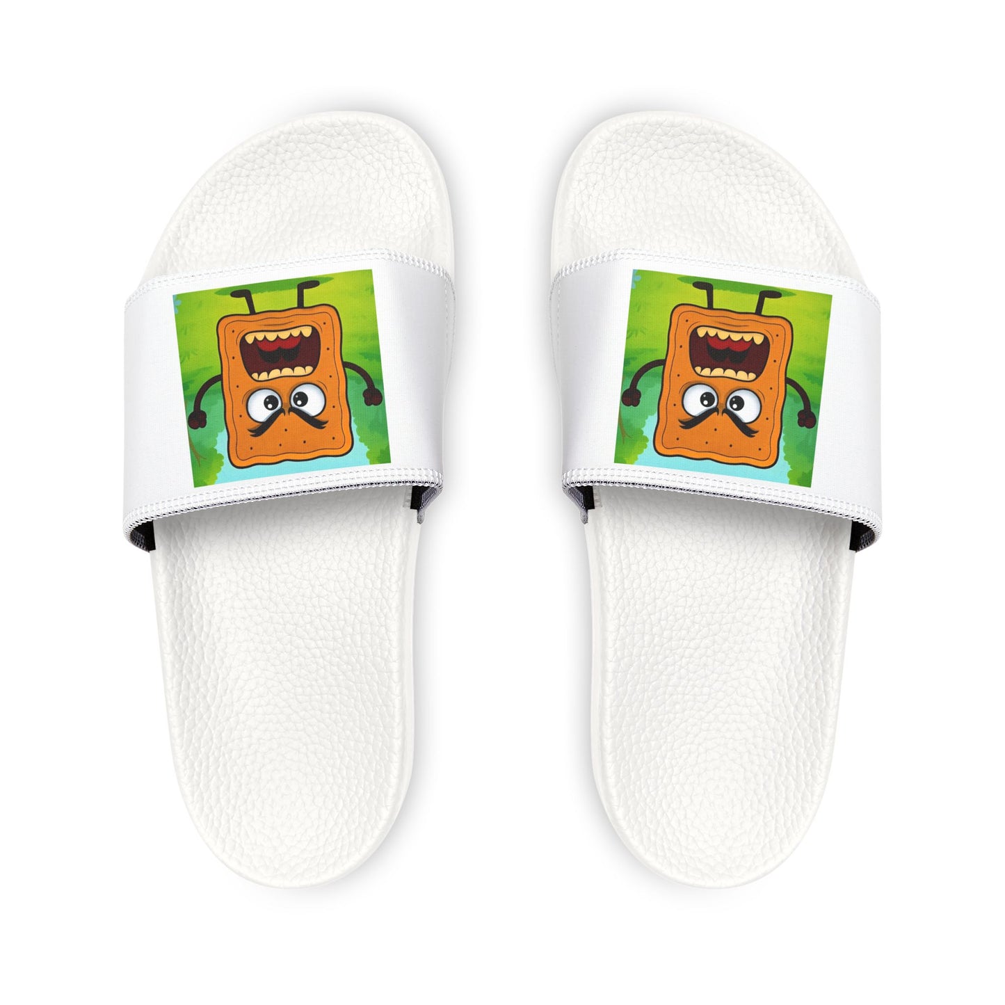 Slide Sandals — Mad Cobbler Cartoon & Book Icon