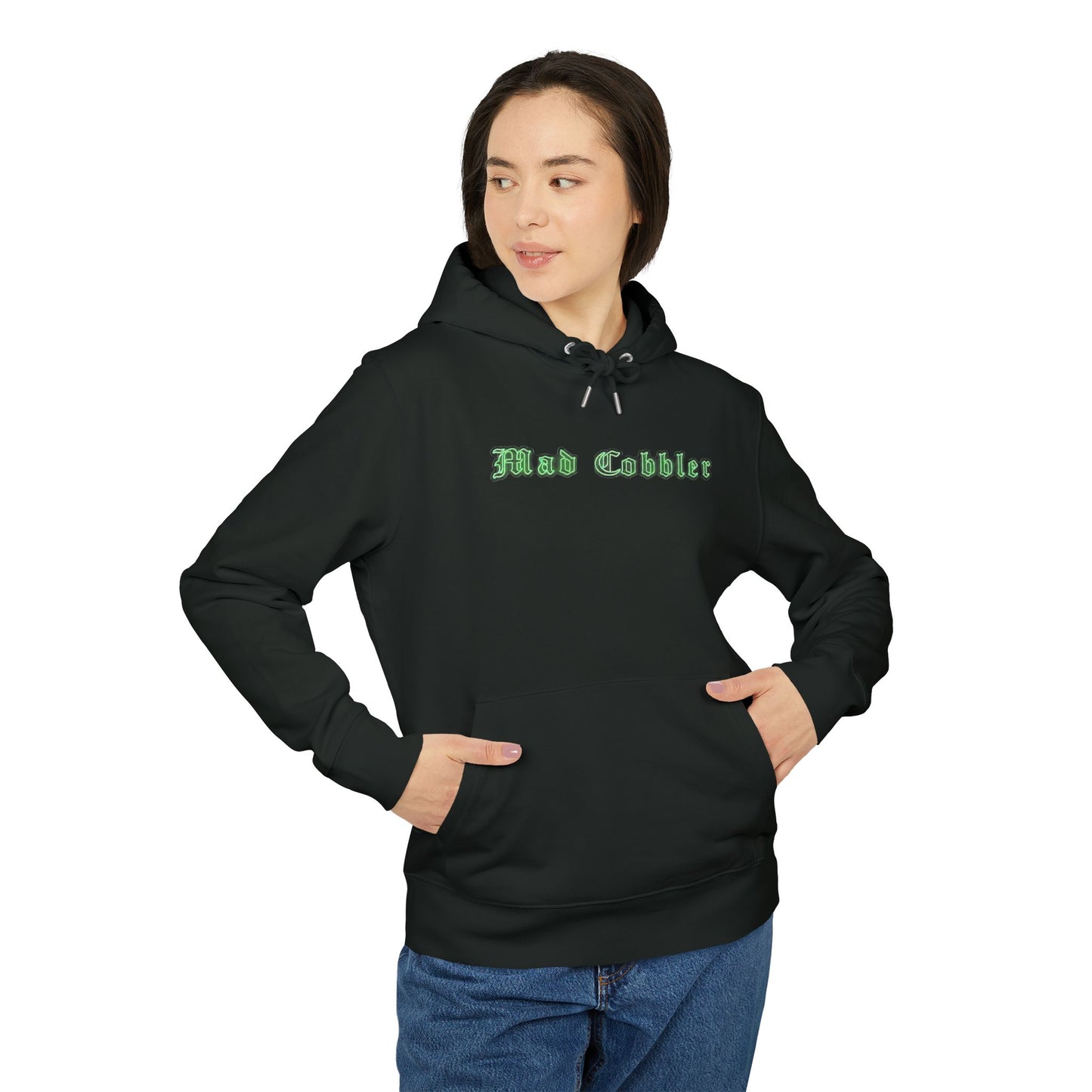 Mad Cobbler Hoodie — Neon Green Mad Cobbler Graphic Pullover
