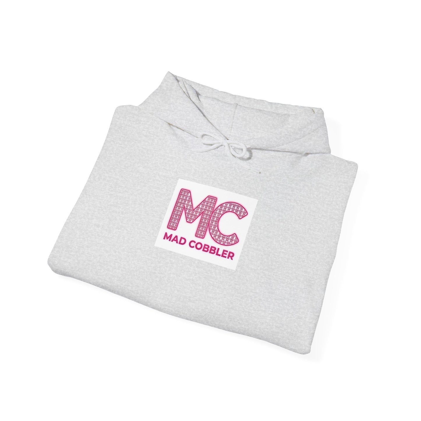 Hoodie — 'MC Mad Cobbler' Graphic Logo Hoodie with Angry Cartoon Back Print