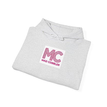Hoodie — 'MC Mad Cobbler' Graphic Logo Hoodie with Angry Cartoon Back Print