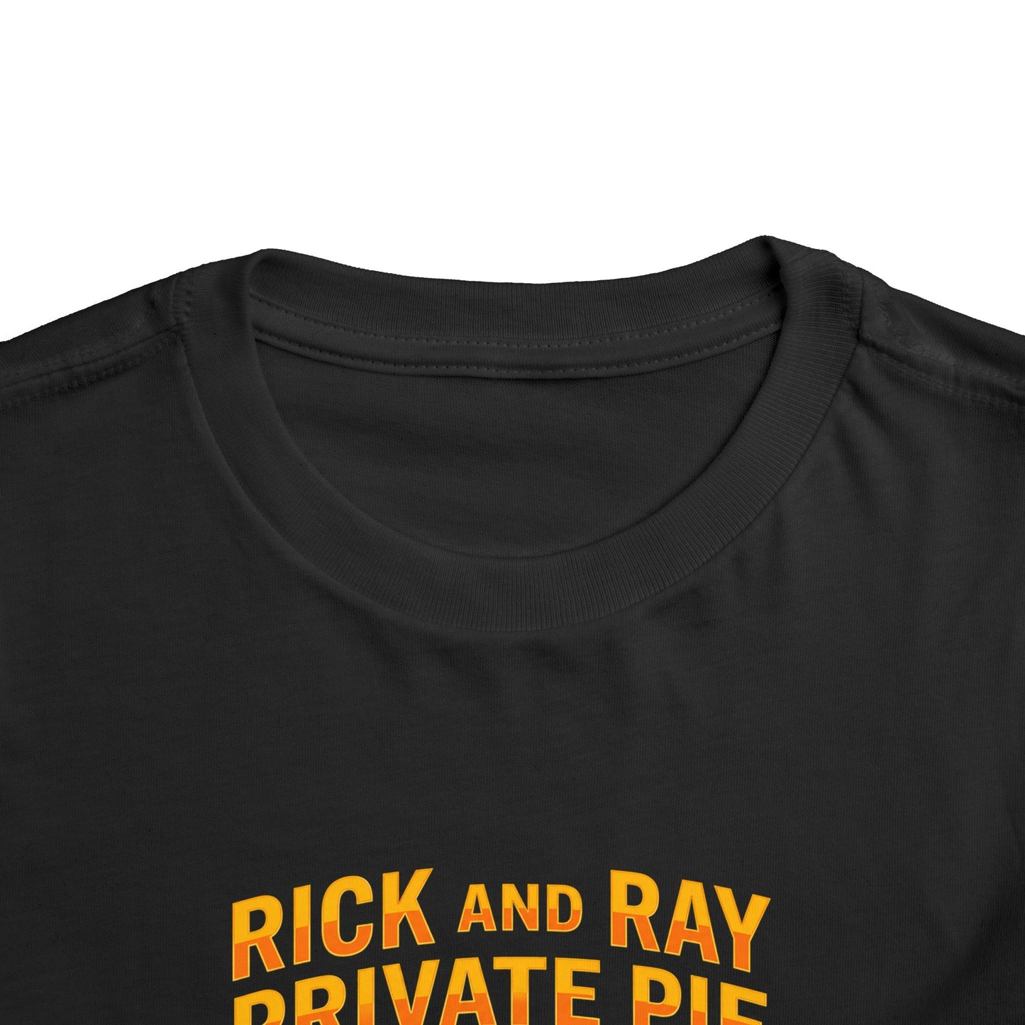 Toddler Tee — "Rick and Ray Private Pie" Cartoon Detective Kitchen Mystery