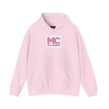 Hoodie — 'MC Mad Cobbler' Graphic Logo Hoodie with Angry Cartoon Back Print