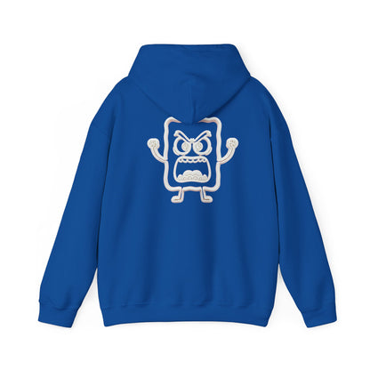 Hoodie — 'MC Mad Cobbler' Graphic Logo Hoodie with Angry Cartoon Back Print