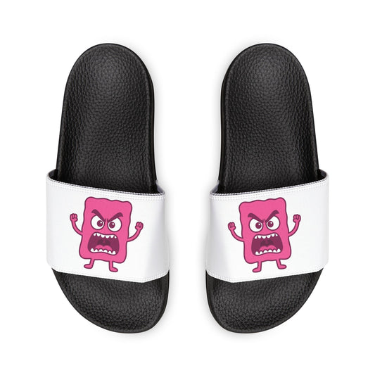 Women's Removable-Strap Slide Sandals — Customizable White Strap Casual Pool Slides