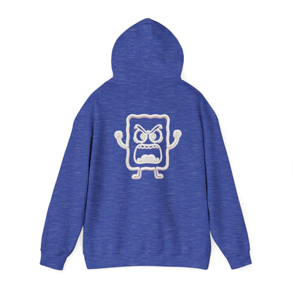 Hoodie — 'MC Mad Cobbler' Graphic Logo Hoodie with Angry Cartoon Back Print