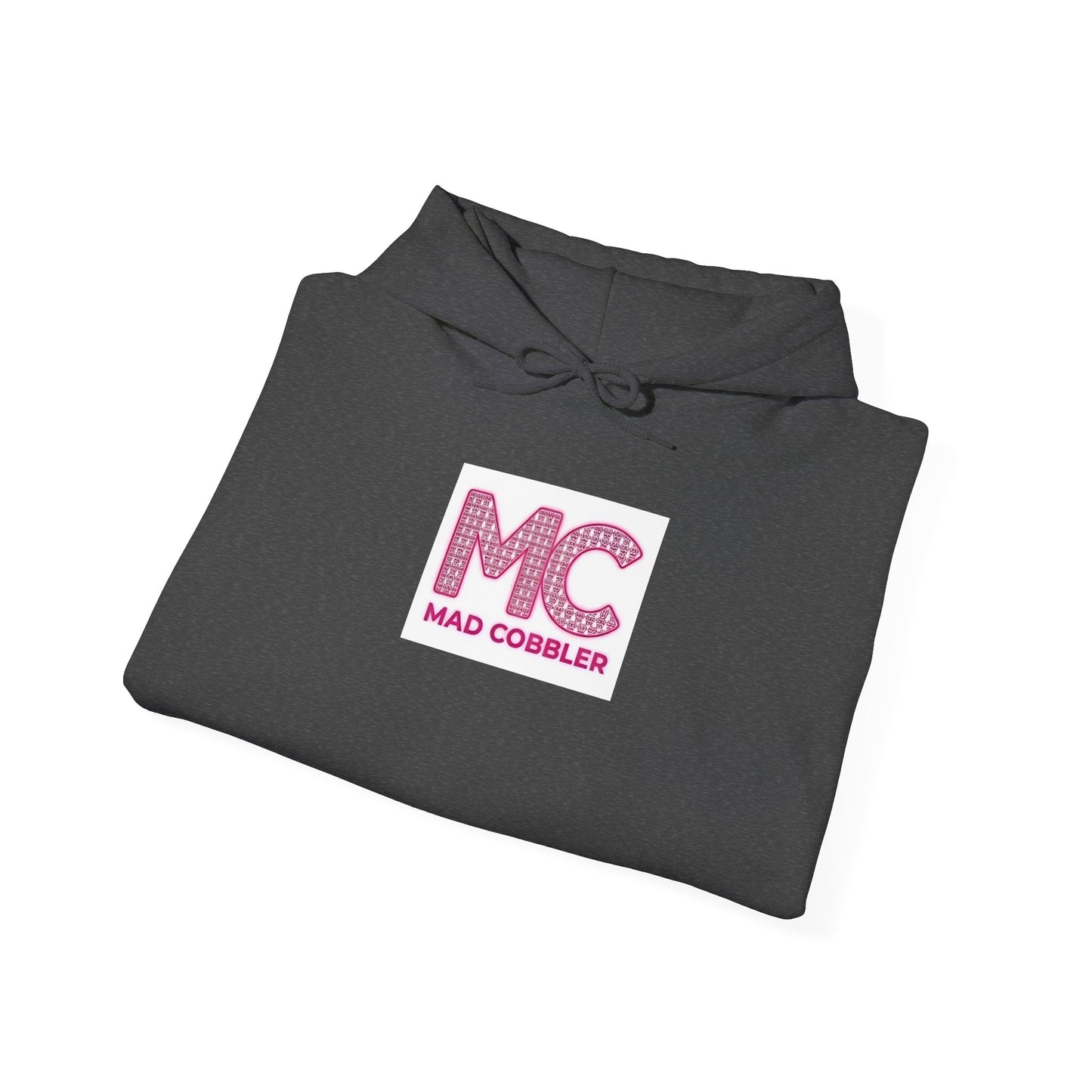 Hoodie — 'MC Mad Cobbler' Graphic Logo Hoodie with Angry Cartoon Back Print