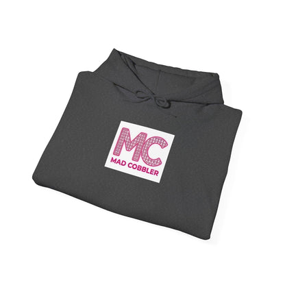 Hoodie — 'MC Mad Cobbler' Graphic Logo Hoodie with Angry Cartoon Back Print