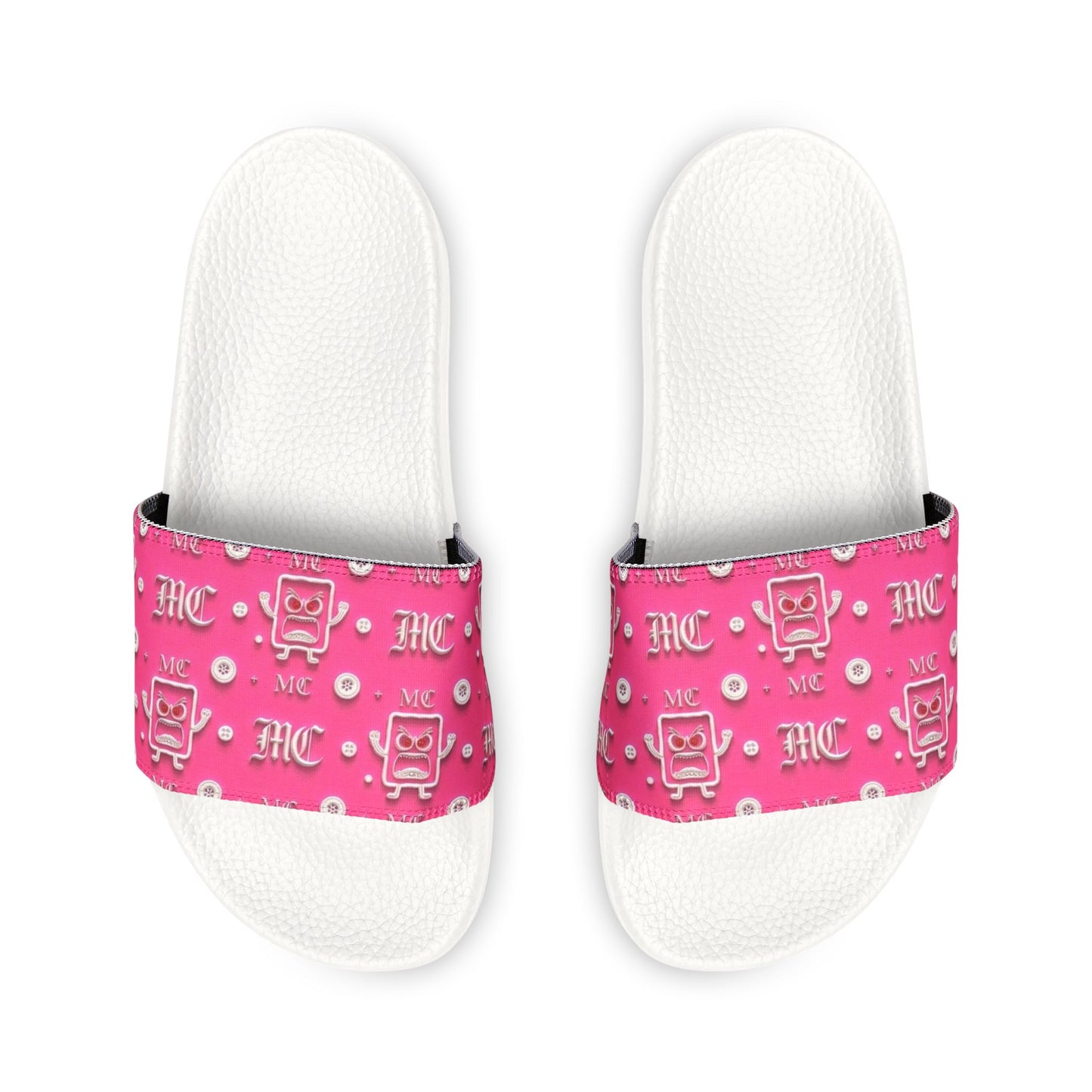 Cute Pink MC Slide Sandals — Women's Removable-Strap Slides