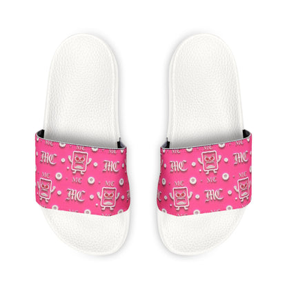 Cute Pink MC Slide Sandals — Women's Removable-Strap Slides