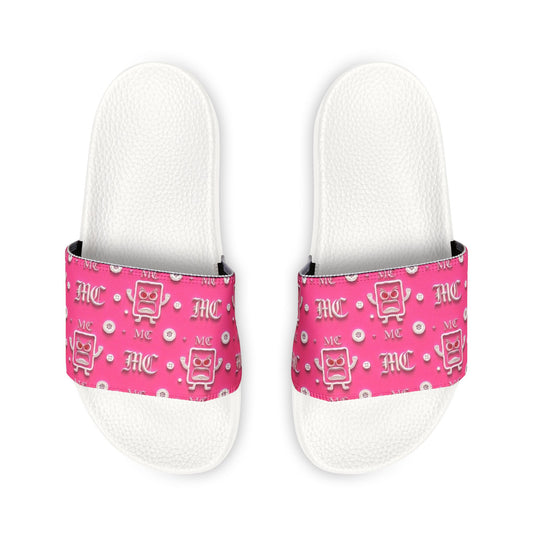 Cute Pink MC Slide Sandals — Women's Removable-Strap Slides