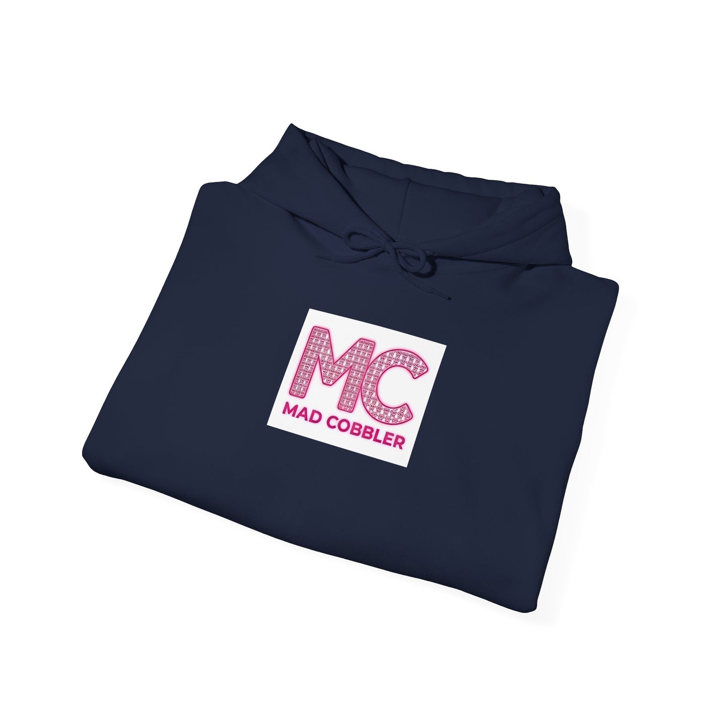 Hoodie — 'MC Mad Cobbler' Graphic Logo Hoodie with Angry Cartoon Back Print