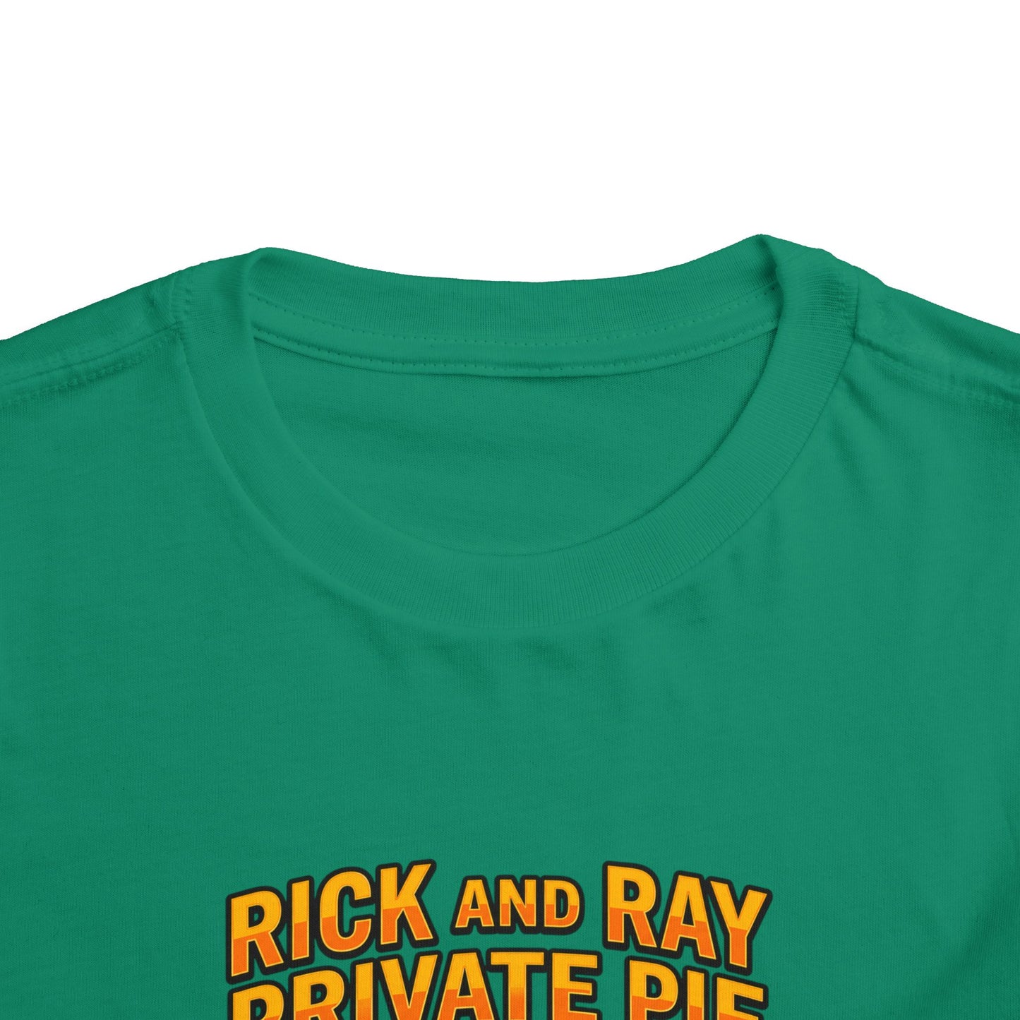 Toddler Tee — "Rick and Ray Private Pie" Cartoon Detective Kitchen Mystery