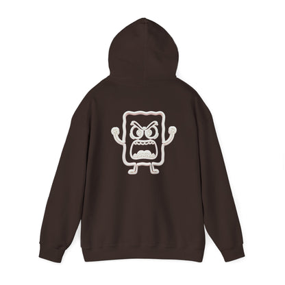 Hoodie — 'MC Mad Cobbler' Graphic Logo Hoodie with Angry Cartoon Back Print