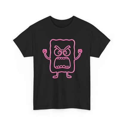 MC 3.24 Graphic Tee – Pink Neon Cartoon 100% Heavyweight Cotton