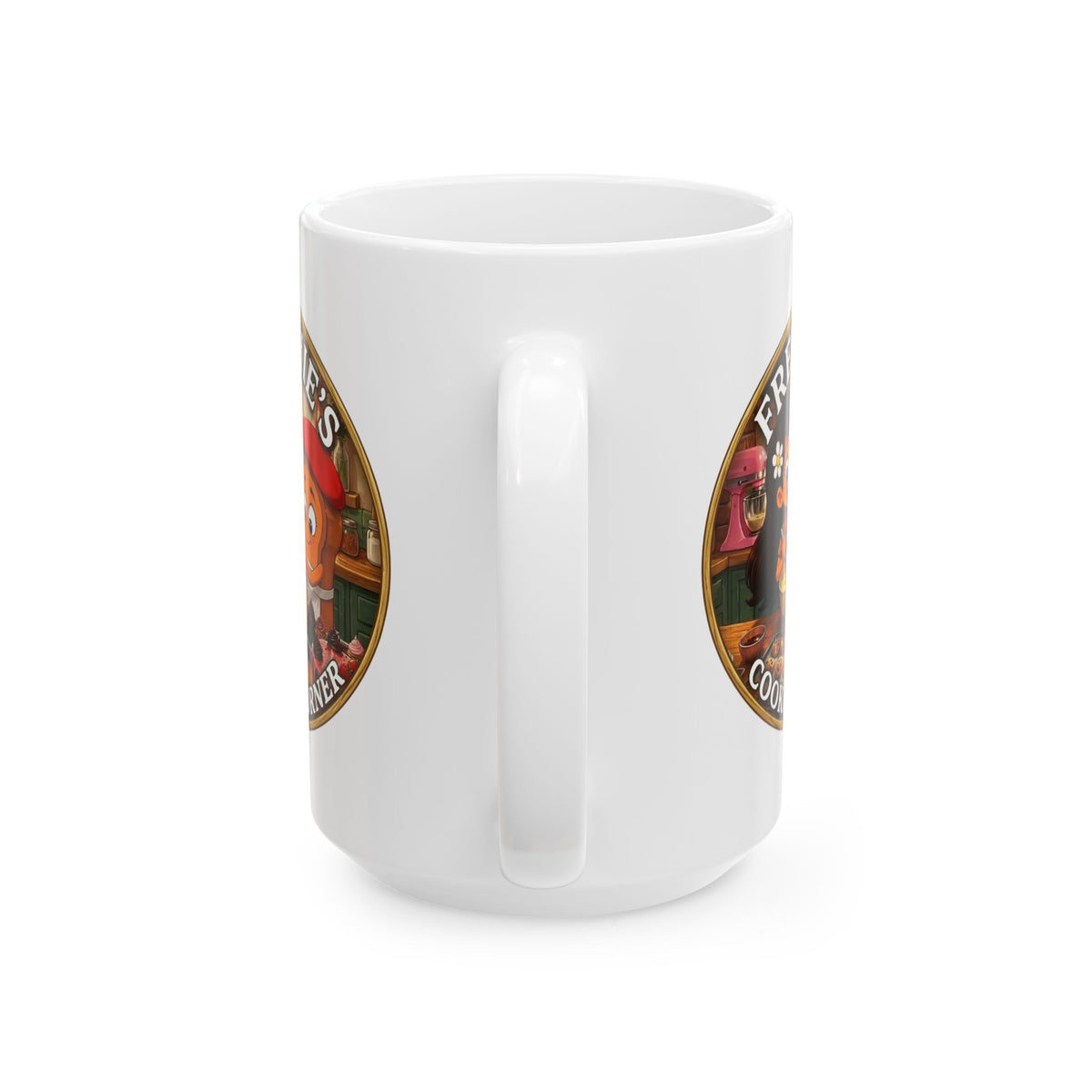 Frenchie's Cooking Corner Ceramic Coffee Cup (11oz & 15oz)