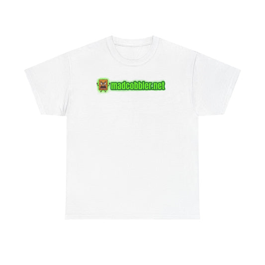 MadCobbler.net Logo T-Shirt — Retro 100%Heavyweight Cotton