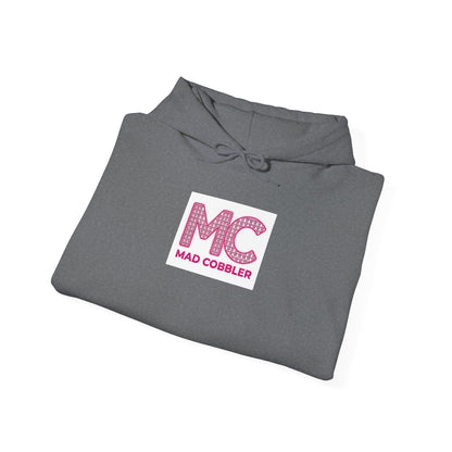 Hoodie — 'MC Mad Cobbler' Graphic Logo Hoodie with Angry Cartoon Back Print