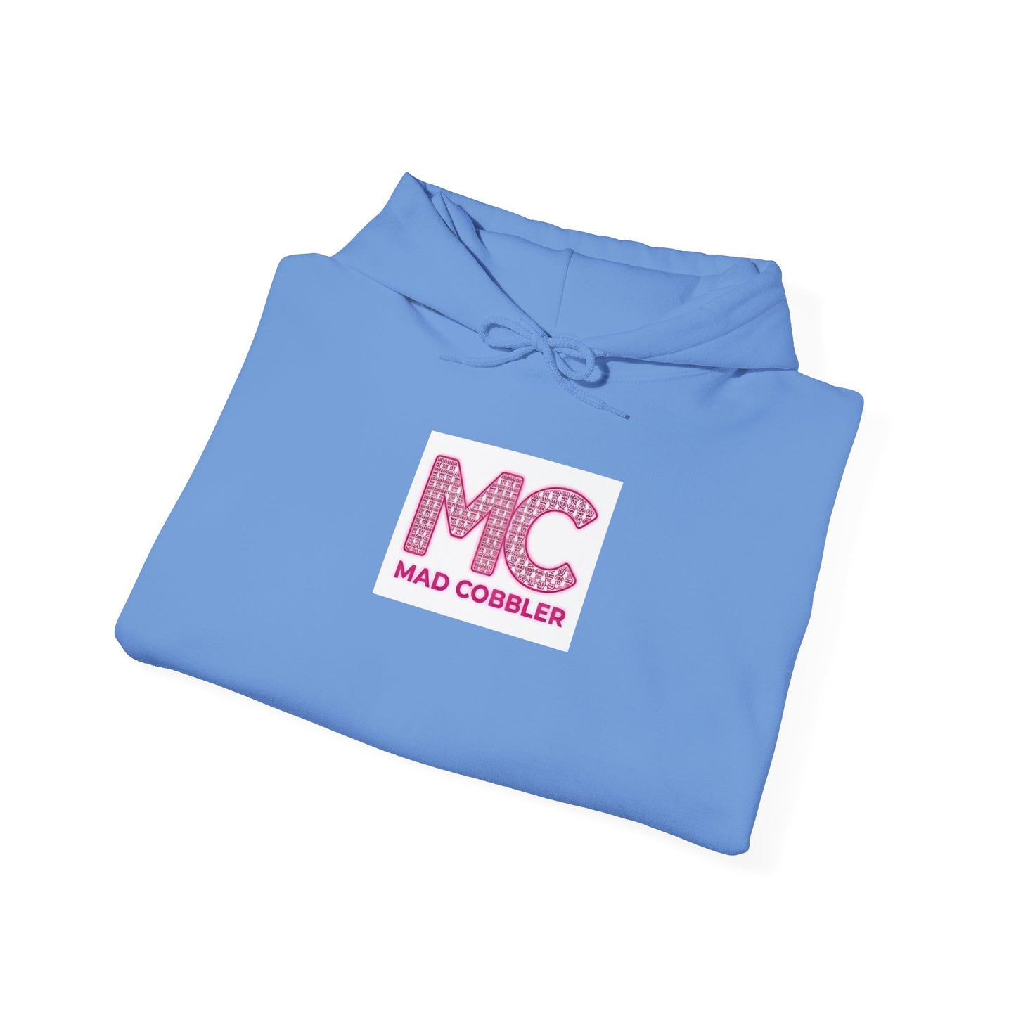Hoodie — 'MC Mad Cobbler' Graphic Logo Hoodie with Angry Cartoon Back Print
