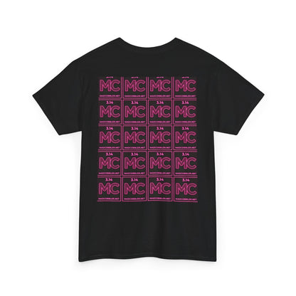 MC 3.24 Graphic Tee – Pink Neon Cartoon 100% Heavyweight Cotton
