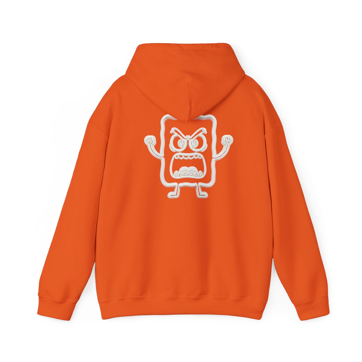 Hoodie — 'MC Mad Cobbler' Graphic Logo Hoodie with Angry Cartoon Back Print