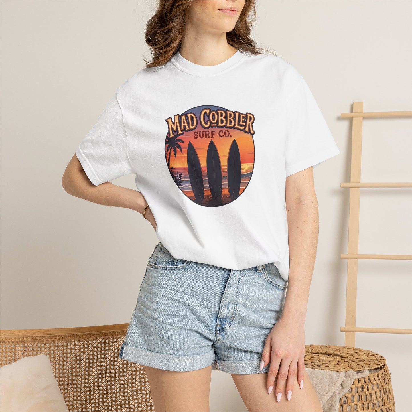 Mad Cobbler Surf Co. Sunset Surf T-Shirt