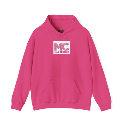 Hoodie — 'MC Mad Cobbler' Graphic Logo Hoodie with Angry Cartoon Back Print