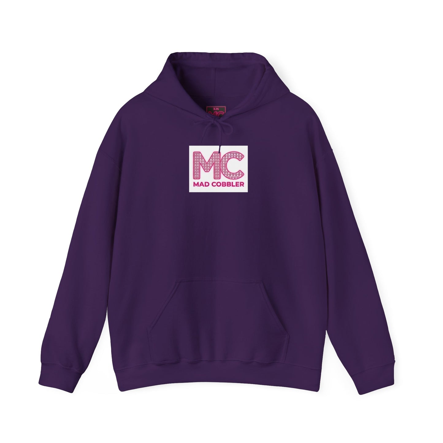 Hoodie — 'MC Mad Cobbler' Graphic Logo Hoodie with Angry Cartoon Back Print
