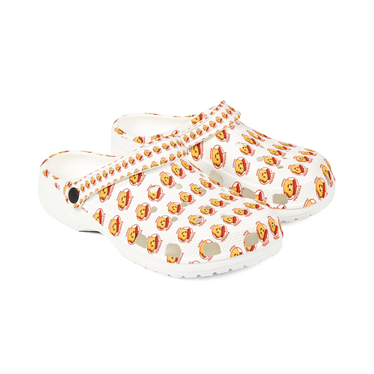 Lion Pattern EVA Foam Clogs – Cute Cartoon Frenchie Toast Slip-On Shoes