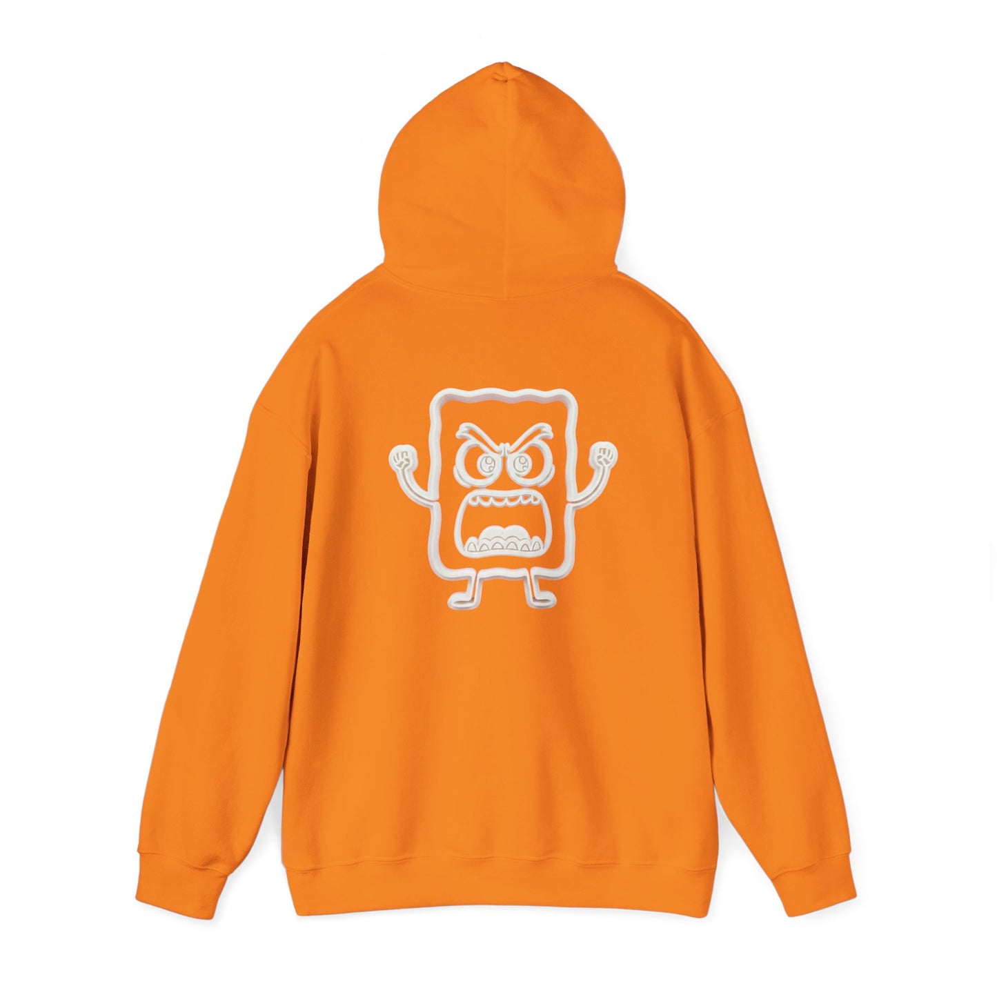 Hoodie — 'MC Mad Cobbler' Graphic Logo Hoodie with Angry Cartoon Back Print