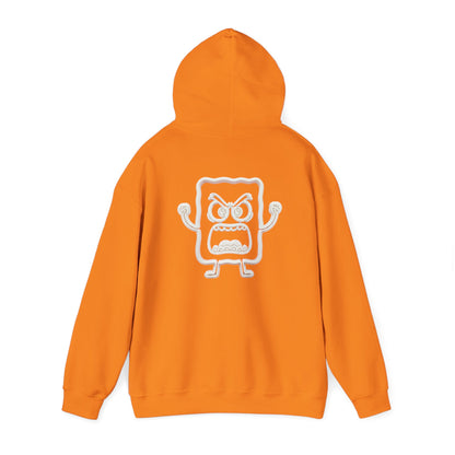 Hoodie — 'MC Mad Cobbler' Graphic Logo Hoodie with Angry Cartoon Back Print