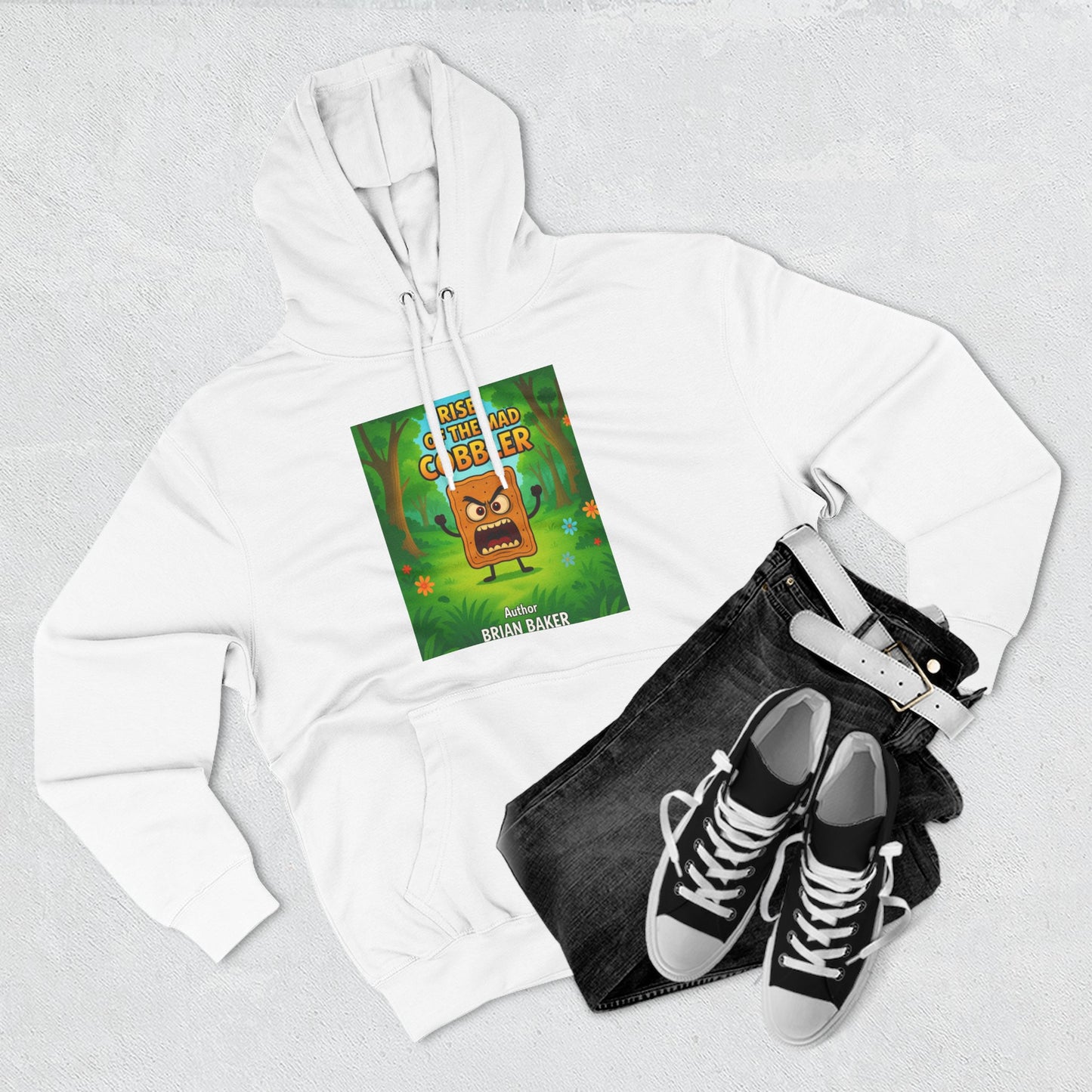 Three-Panel Fleece Hoodie