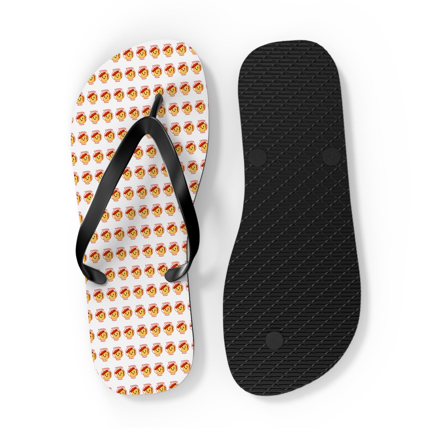 Frenchie Toast Flip Flops – Cute Fruit Summer Sandals