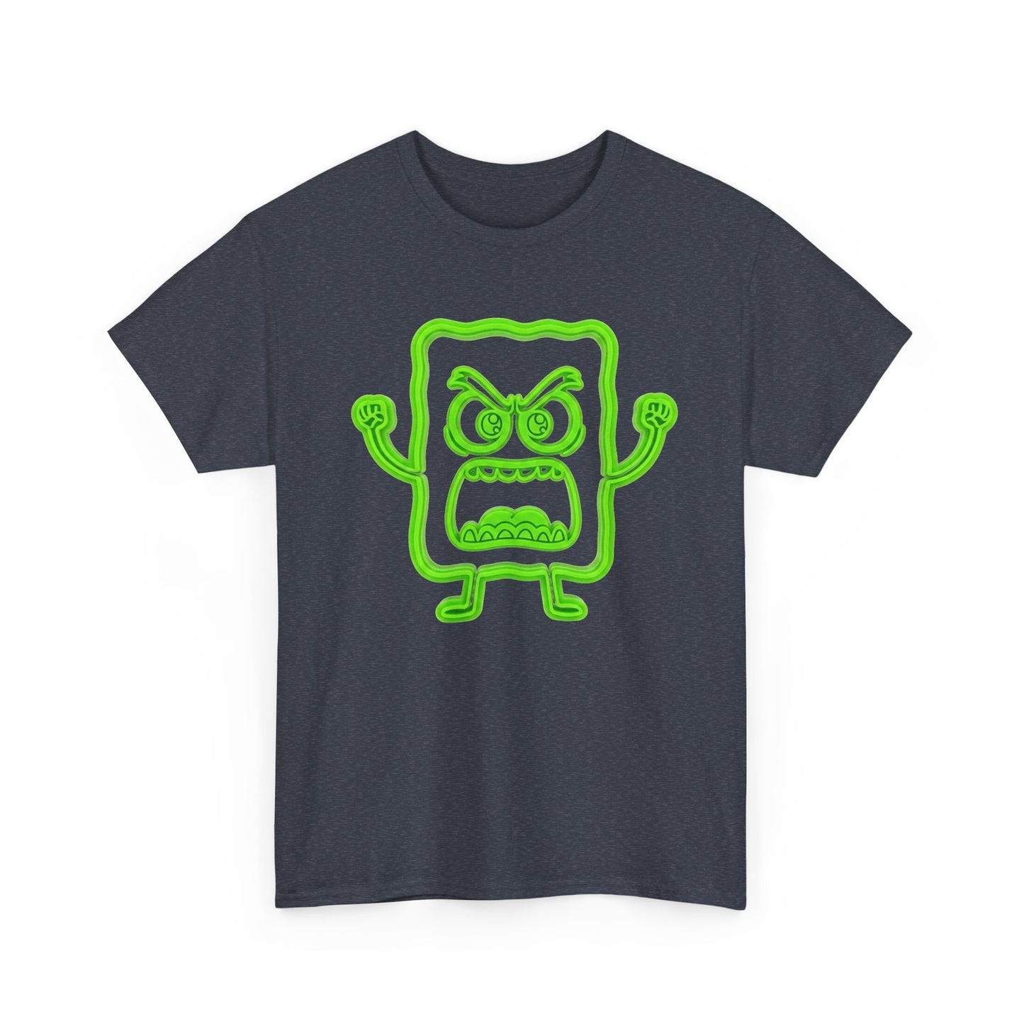 Angry Green Mad Cobbler Graphic Tee 100% Heavyweight Cotton